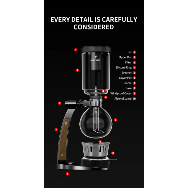 Twilight Syphon Coffee Brewer