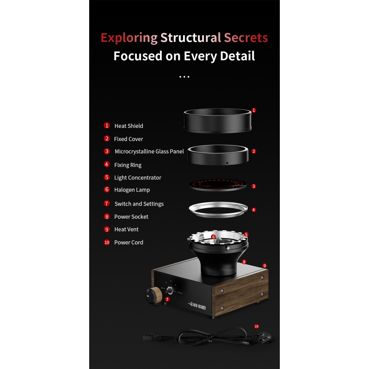 Star Flame Halogen Beam Heater