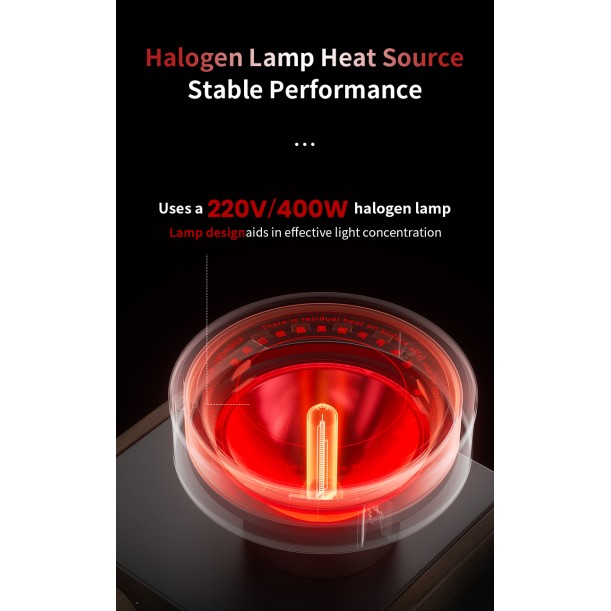 Star Flame Halogen Beam Heater