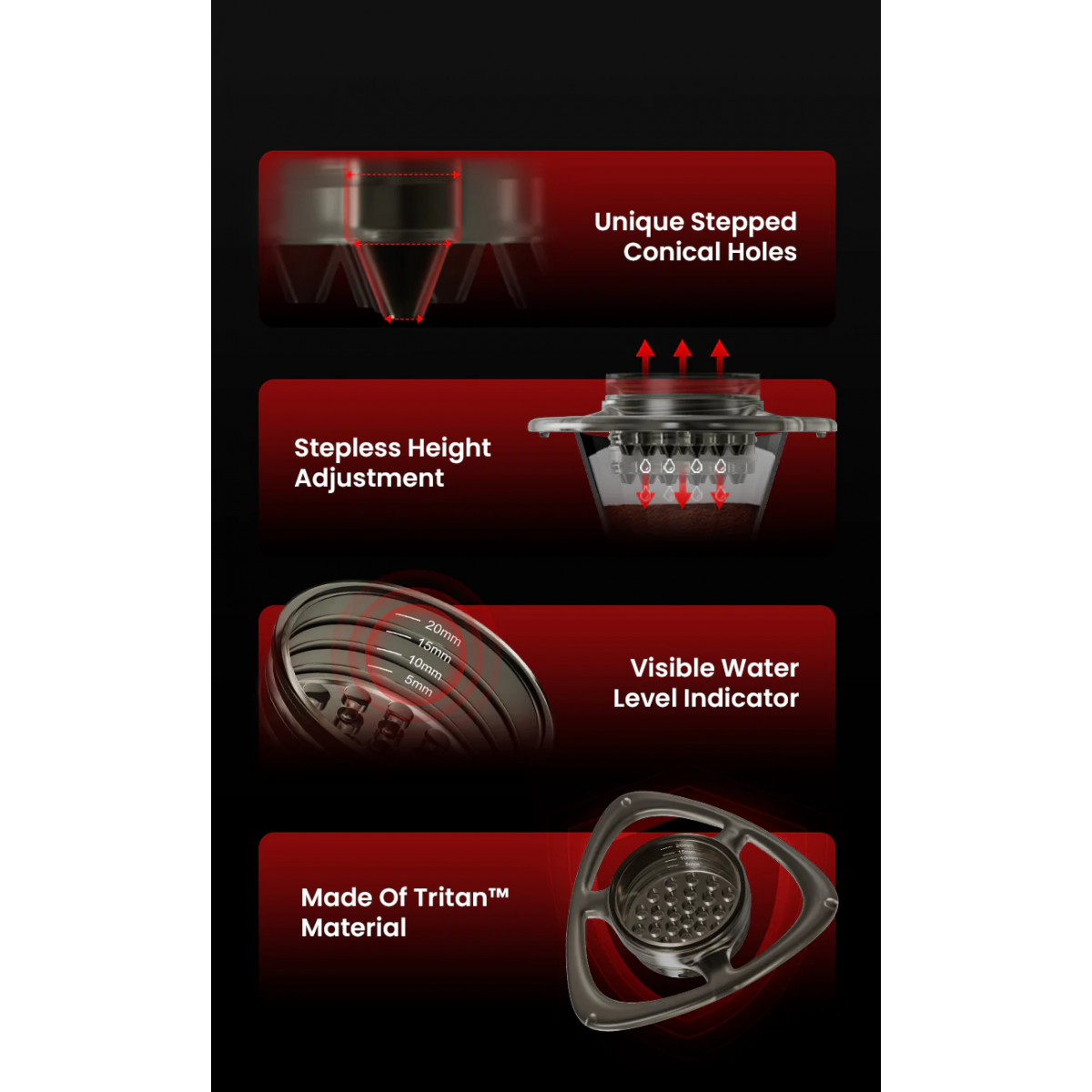 Rain Pour-Over Coffee Splitter