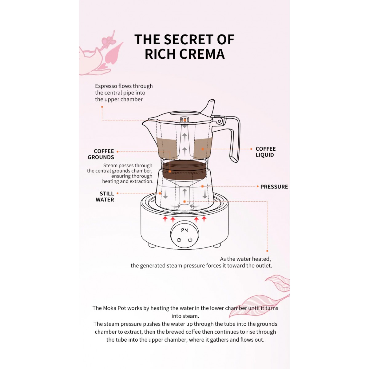 Double Valve Moka Pot 100ml