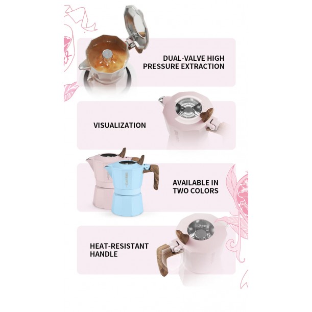 Double Valve Moka Pot 100ml
