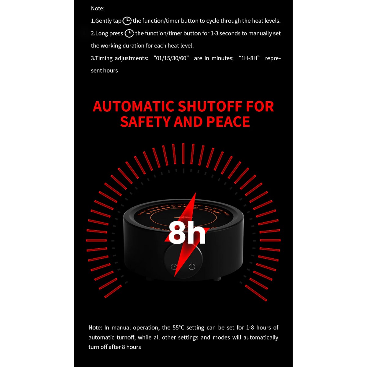 Mini Ceramic Electric Heating Base