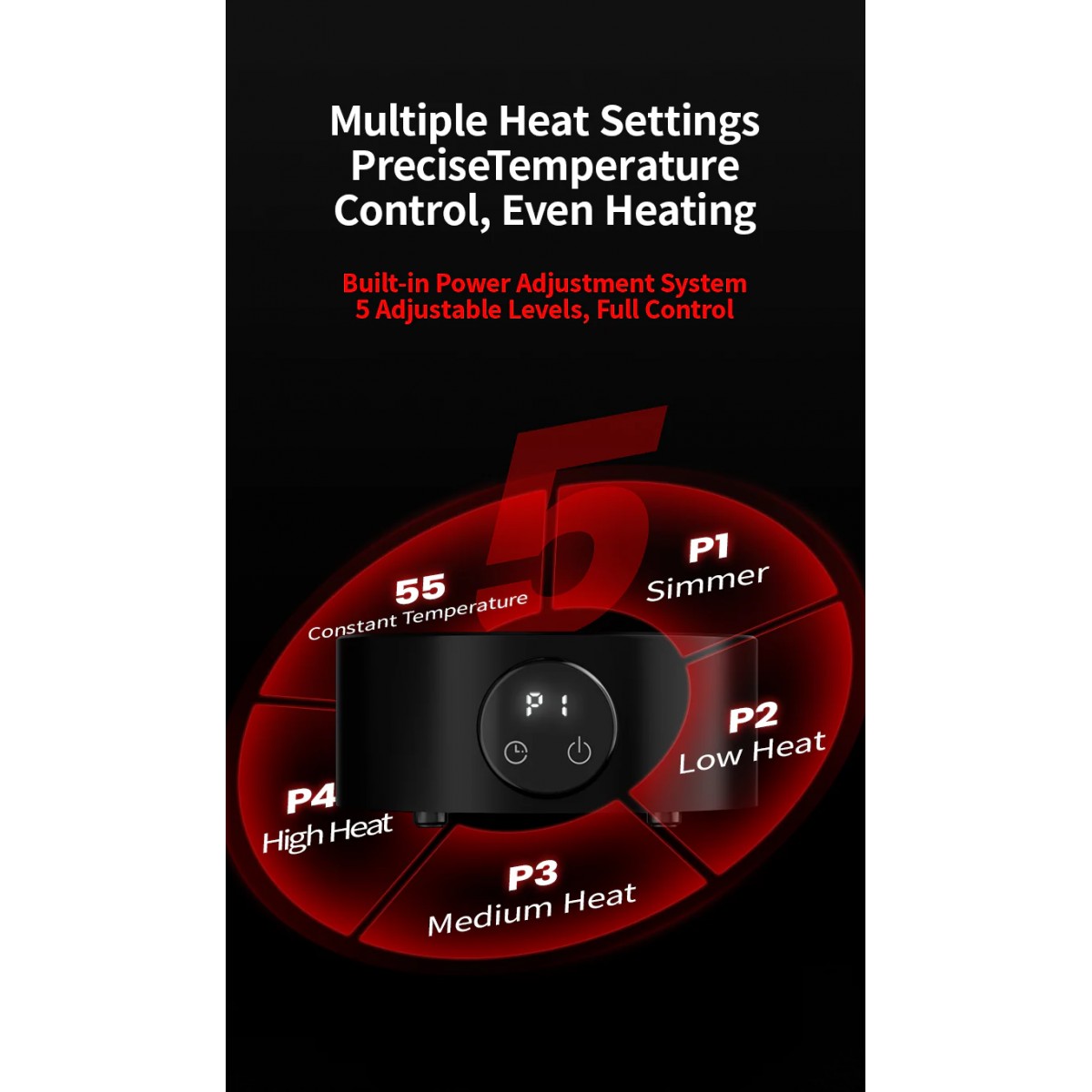 Mini Ceramic Electric Heating Base