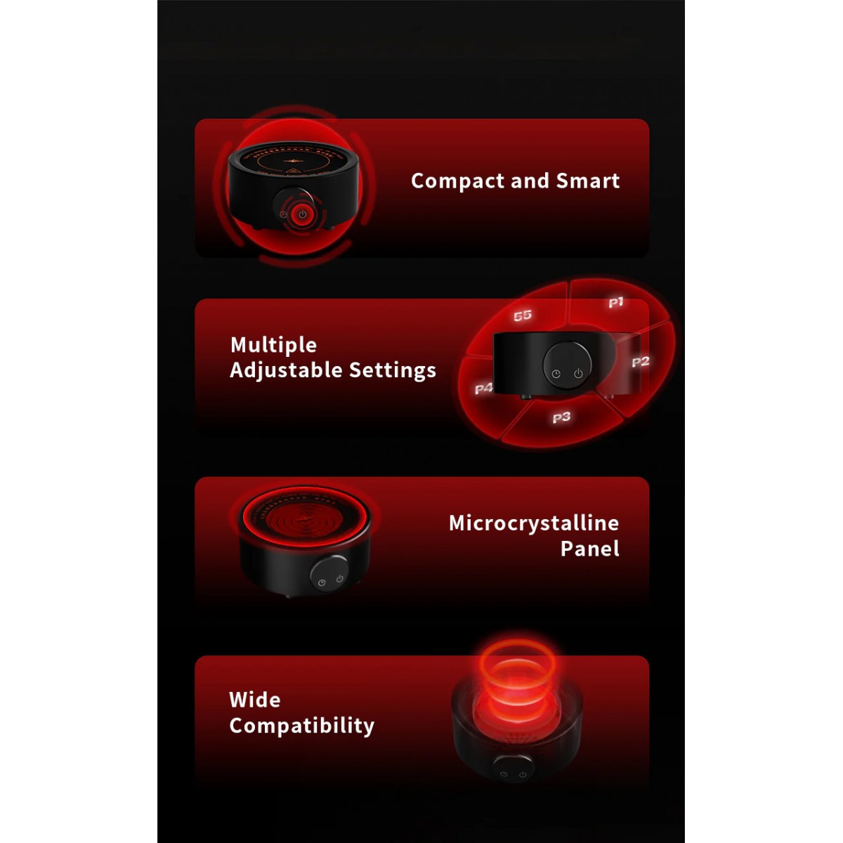 Mini Ceramic Electric Heating Base