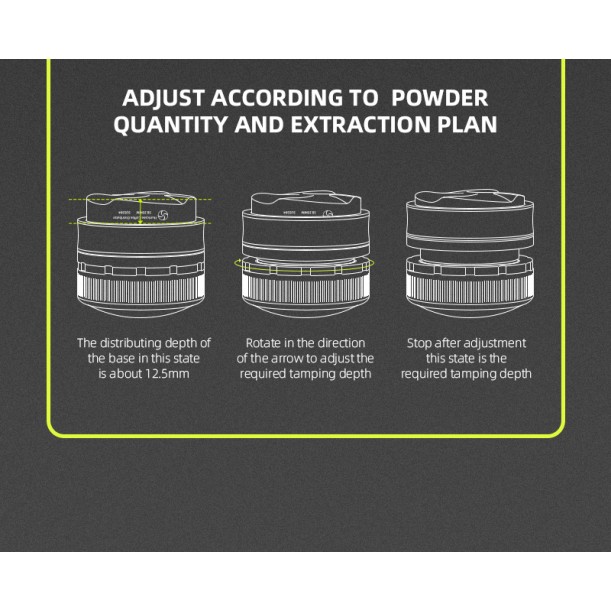 Cyclone Gravity Coffee Distributor