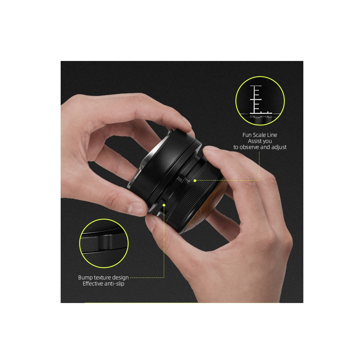 Cyclone Gravity Coffee Distributor