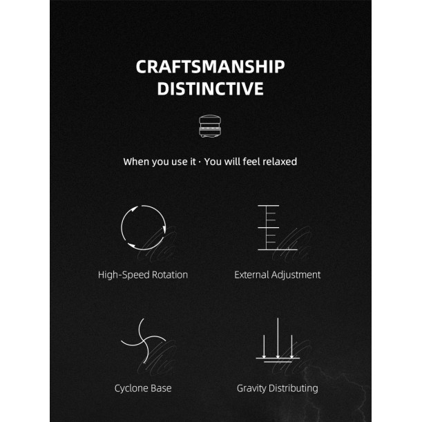 Cyclone Gravity Coffee Distributor