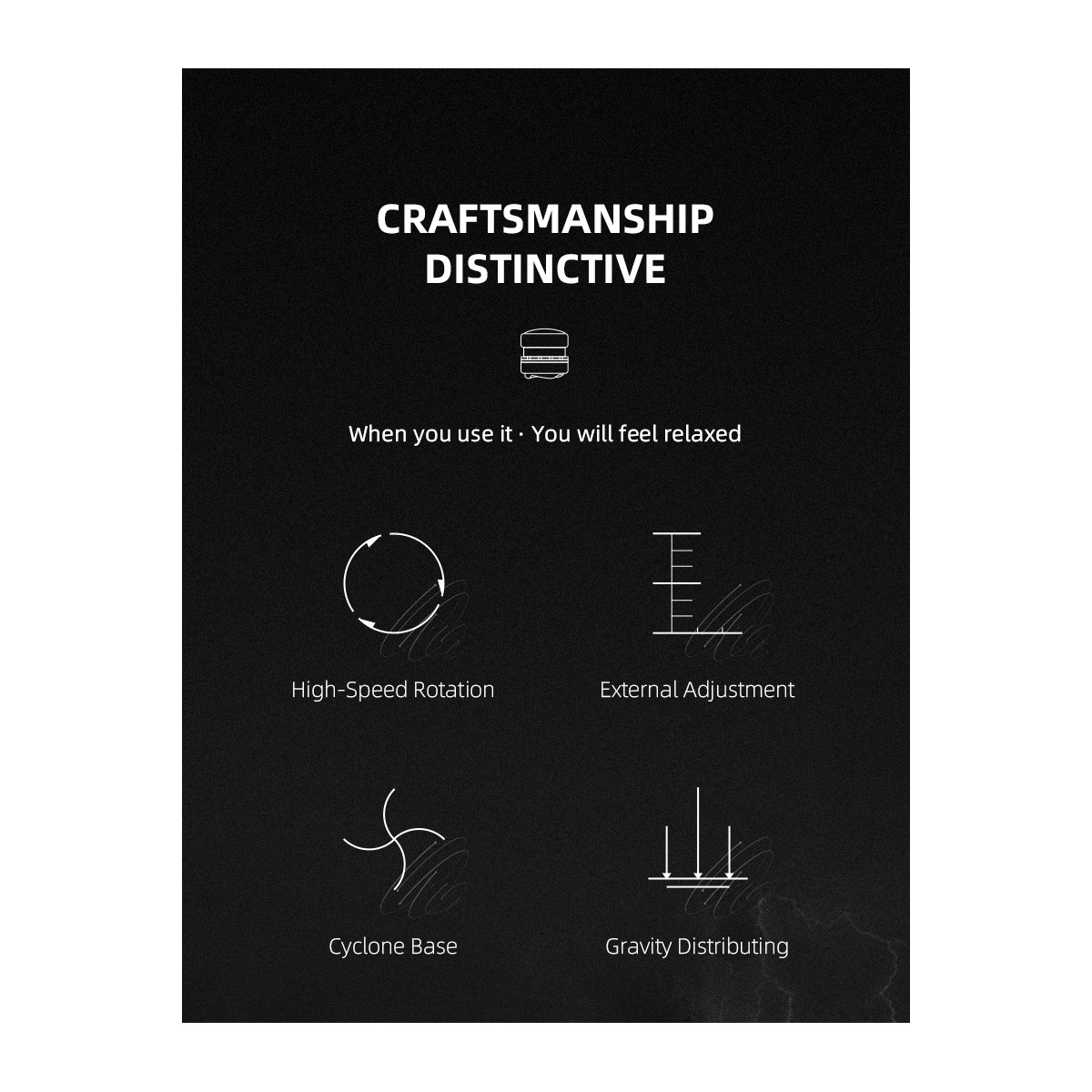 Cyclone Gravity Coffee Distributor