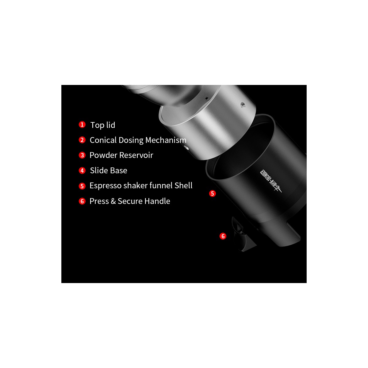 SE Pro Espresso Shaker Funnel