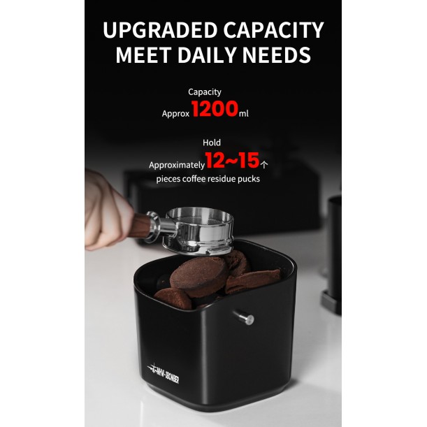 Coffee Espresso Square Knock Box