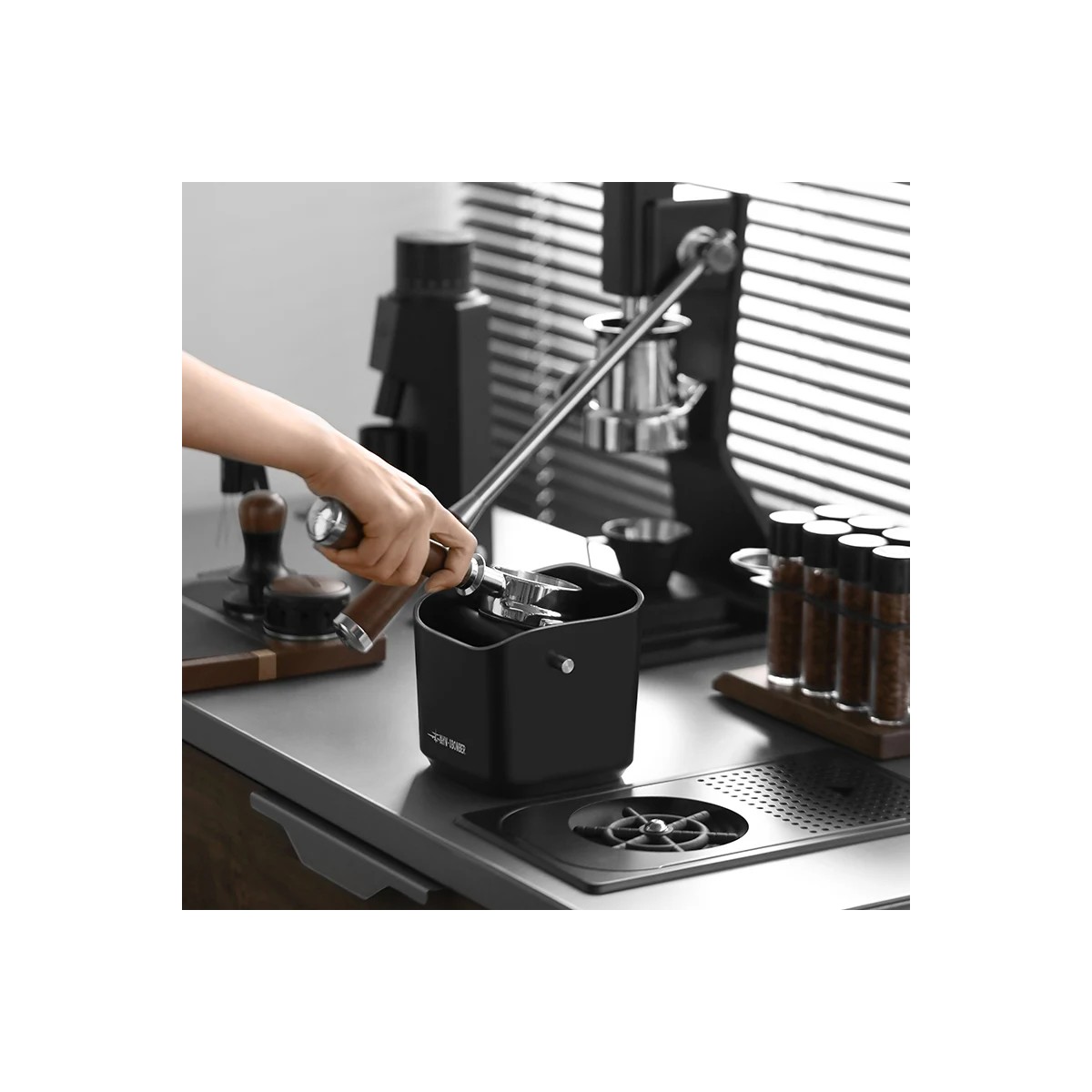 Coffee Espresso Square Knock Box