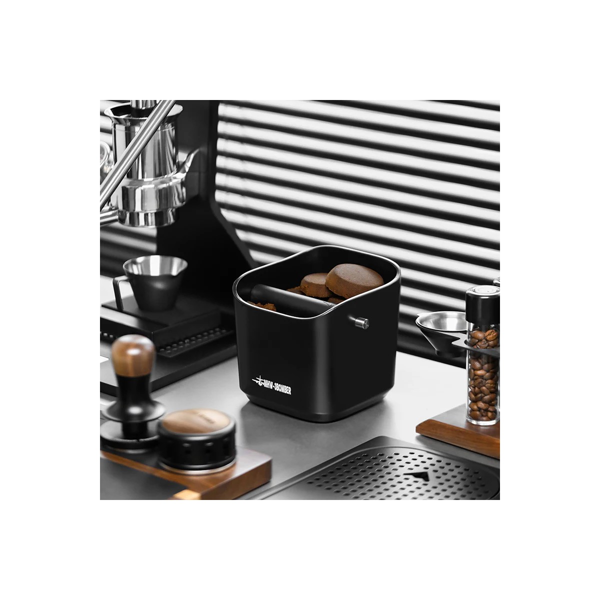 Coffee Espresso Square Knock Box