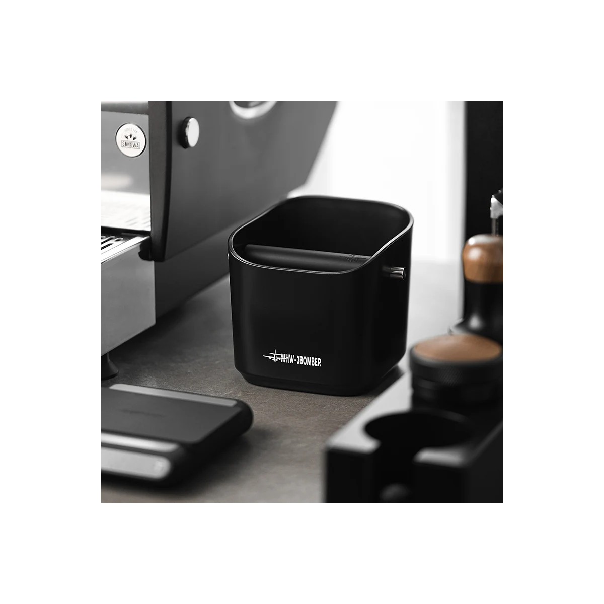 Coffee Espresso Square Knock Box