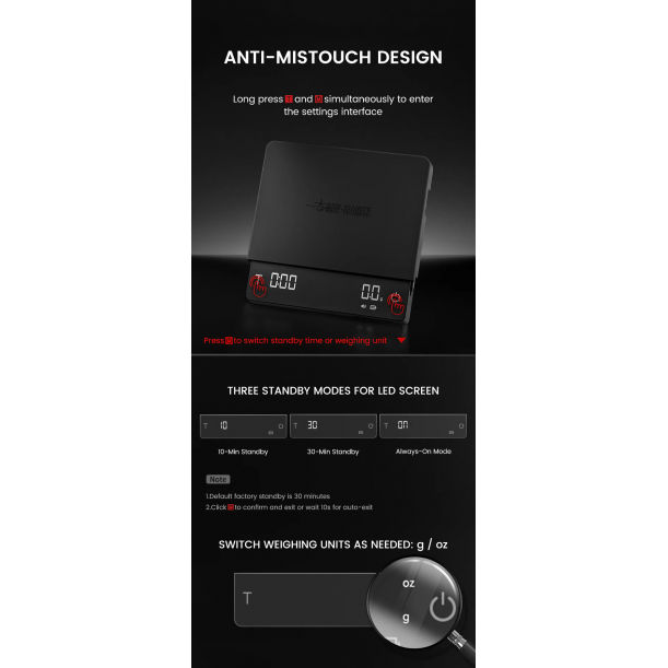 Cube Coffee Scale 3.0 Pro Max