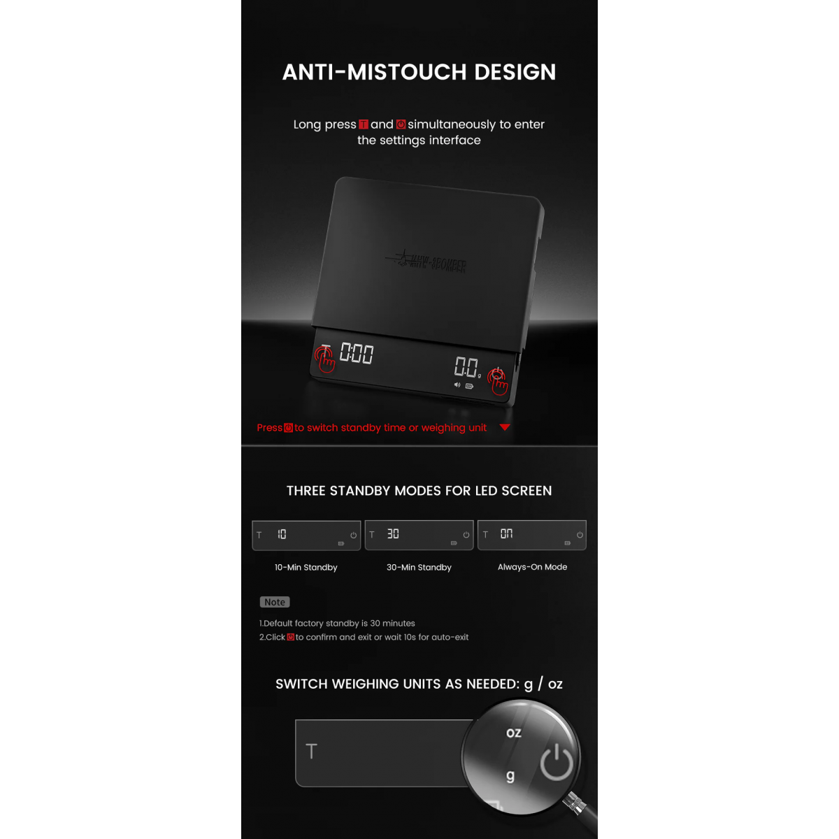 Cube Coffee Scale 3.0 Pro Max