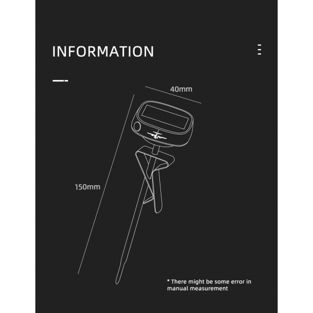 Portable LCD Digital Thermometer