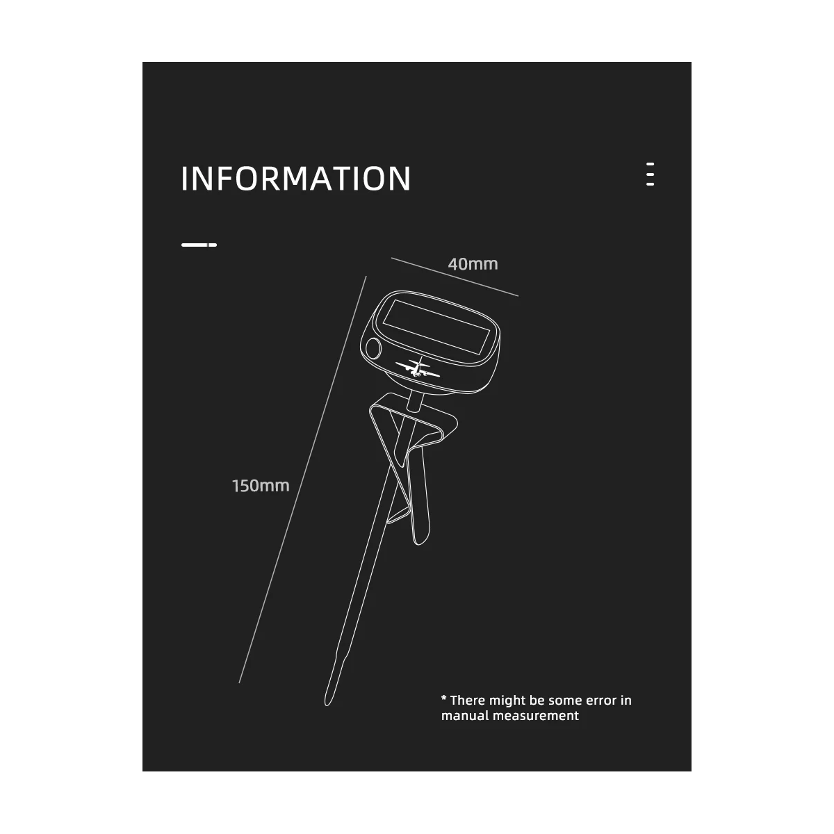 Portable LCD Digital Thermometer