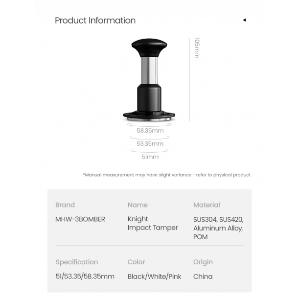 Knight Impact Tamper