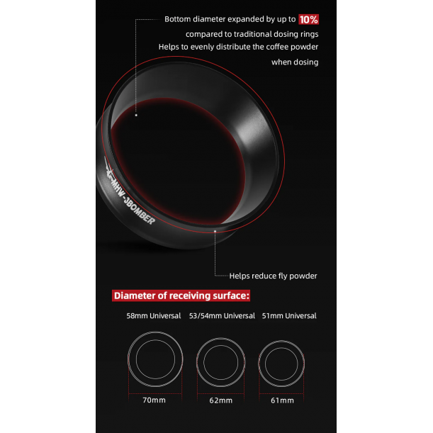 Espresso Magnetic Coffee Dosing Funnel
