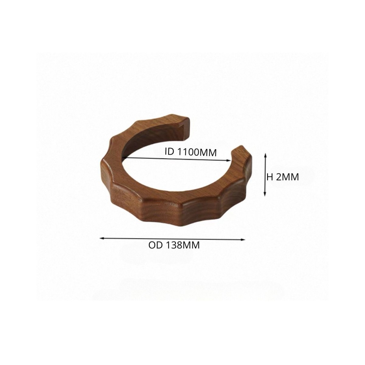 Anti-Scald Gear Ring for Espresso Machine