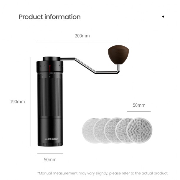 Blade R3 Pro Manual Black Coffee Grinder
