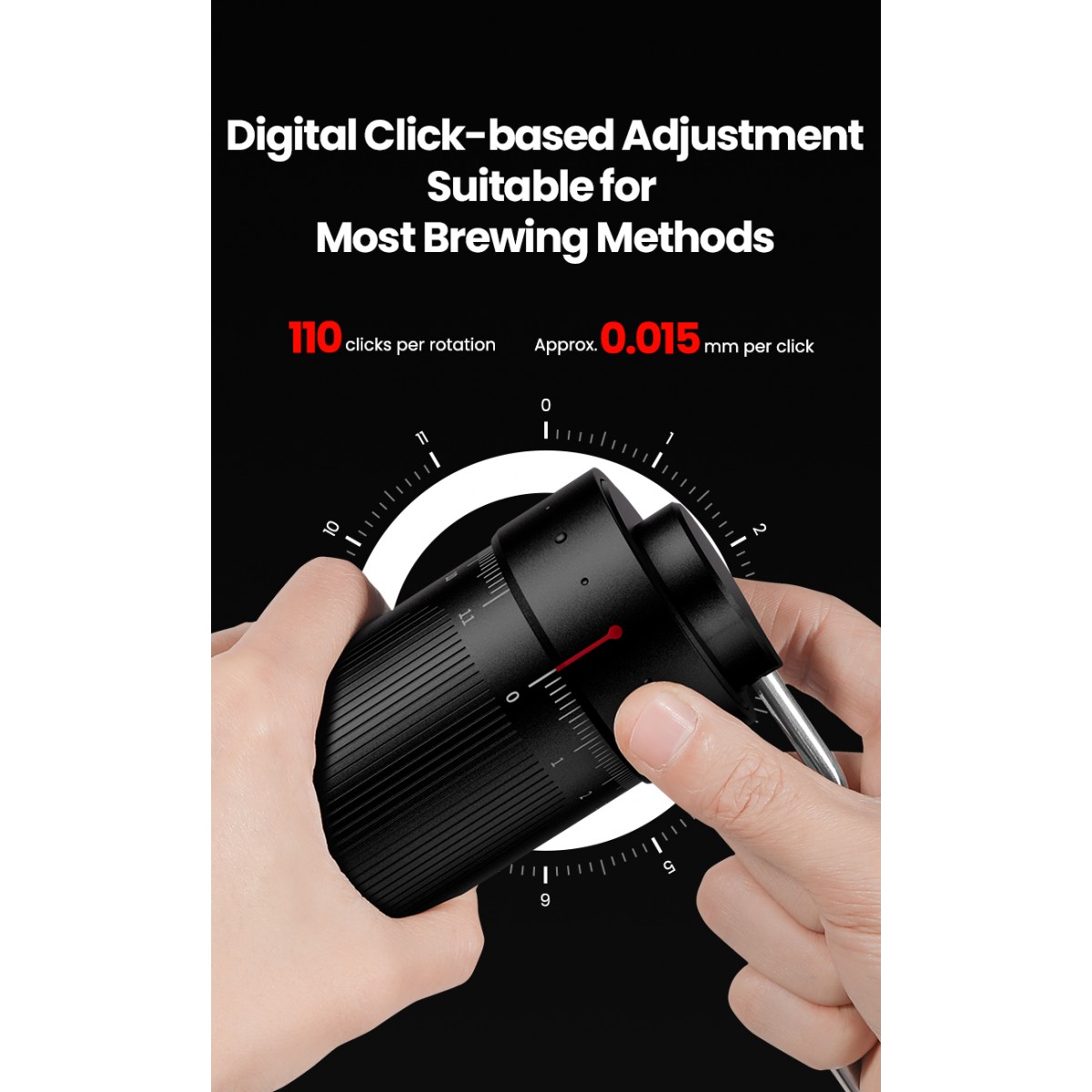 Blade R3 Pro Manual Black Coffee Grinder