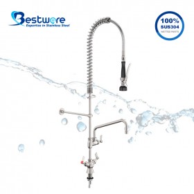 Dancing Angel Deck Mount Pre-Rinse Faucet with 12 inch Pot Filler
