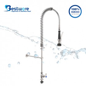 Single Hob Mount Pre-Rinse Faucet