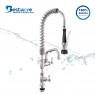 Single Hob Mount Cafe Pre-Rinse Faucet with 6 inch Pot Filler