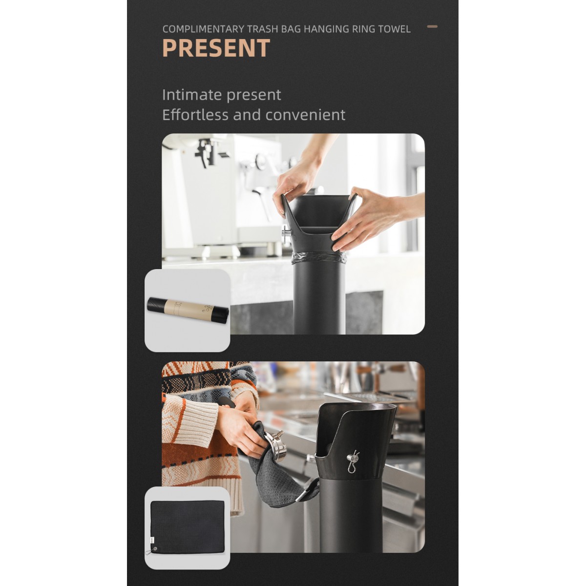 Coffee Knock Box 6.8L