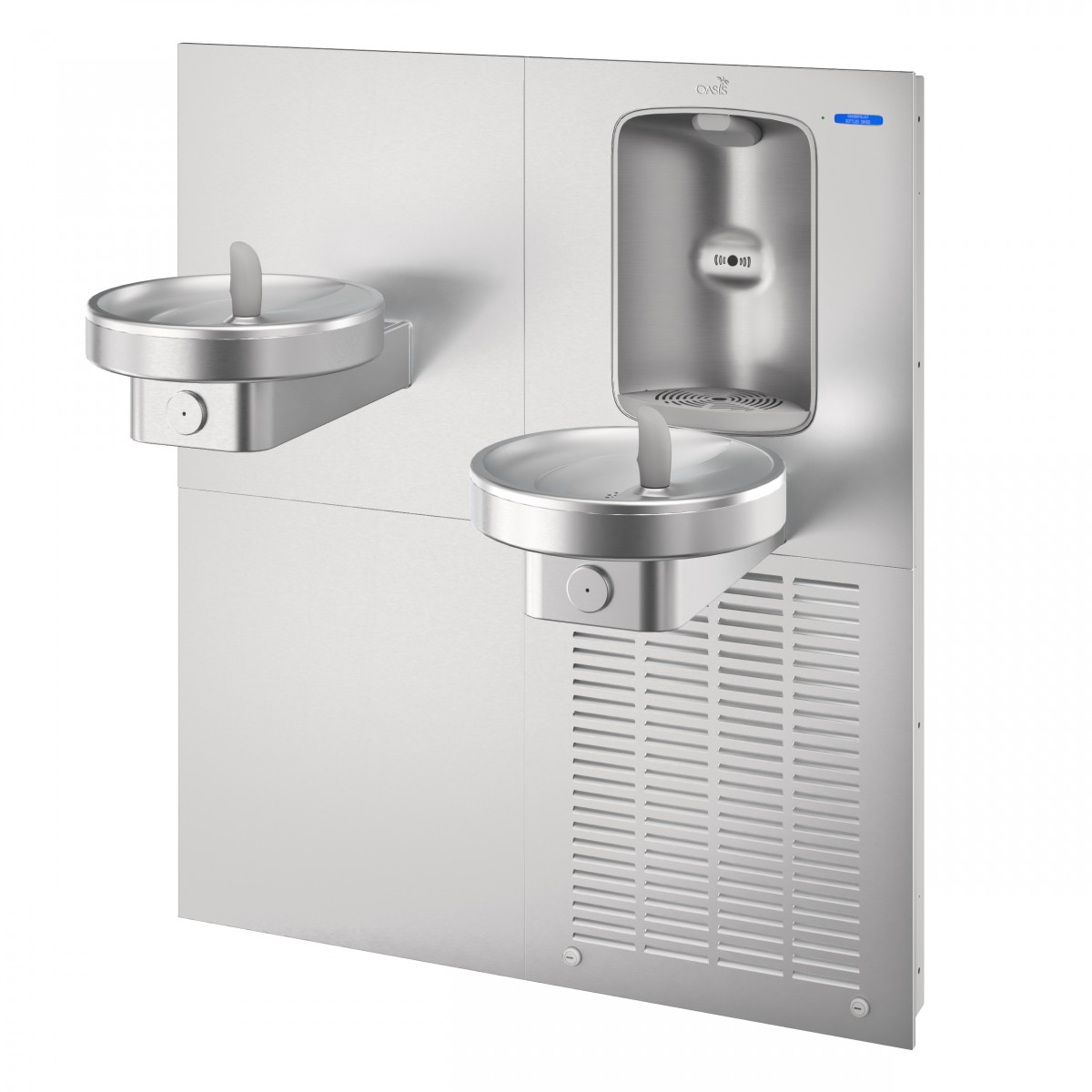 Bottle Filler and Dual Drinking Fountain