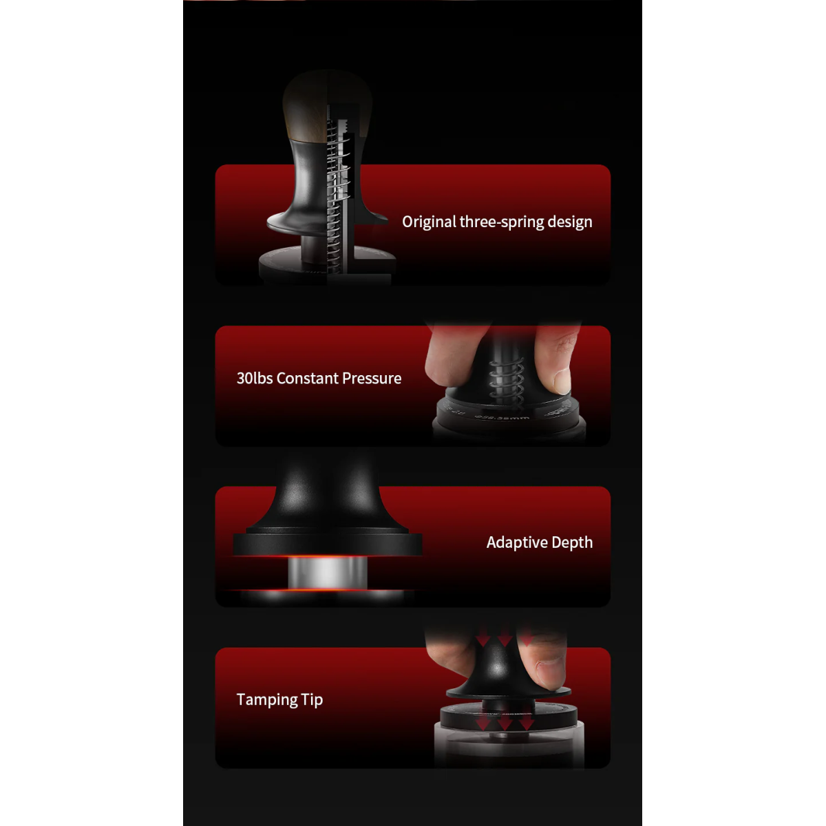 Flash Constant Pressure Espresso Tamper 2.0
