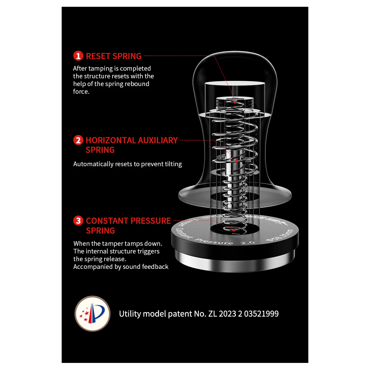 Flash Constant Pressure Espresso Tamper 2.0
