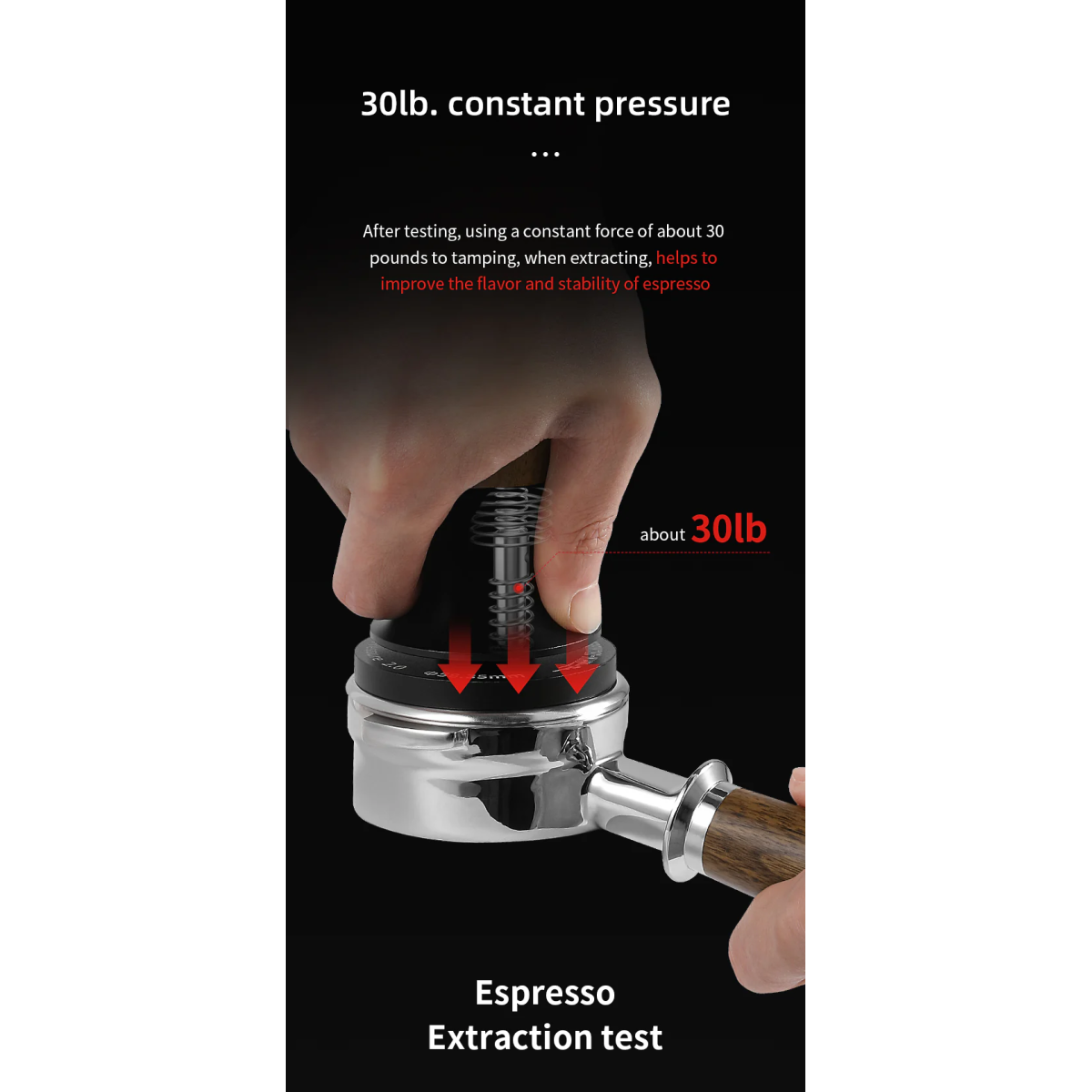 Flash Constant Pressure Espresso Tamper 2.0