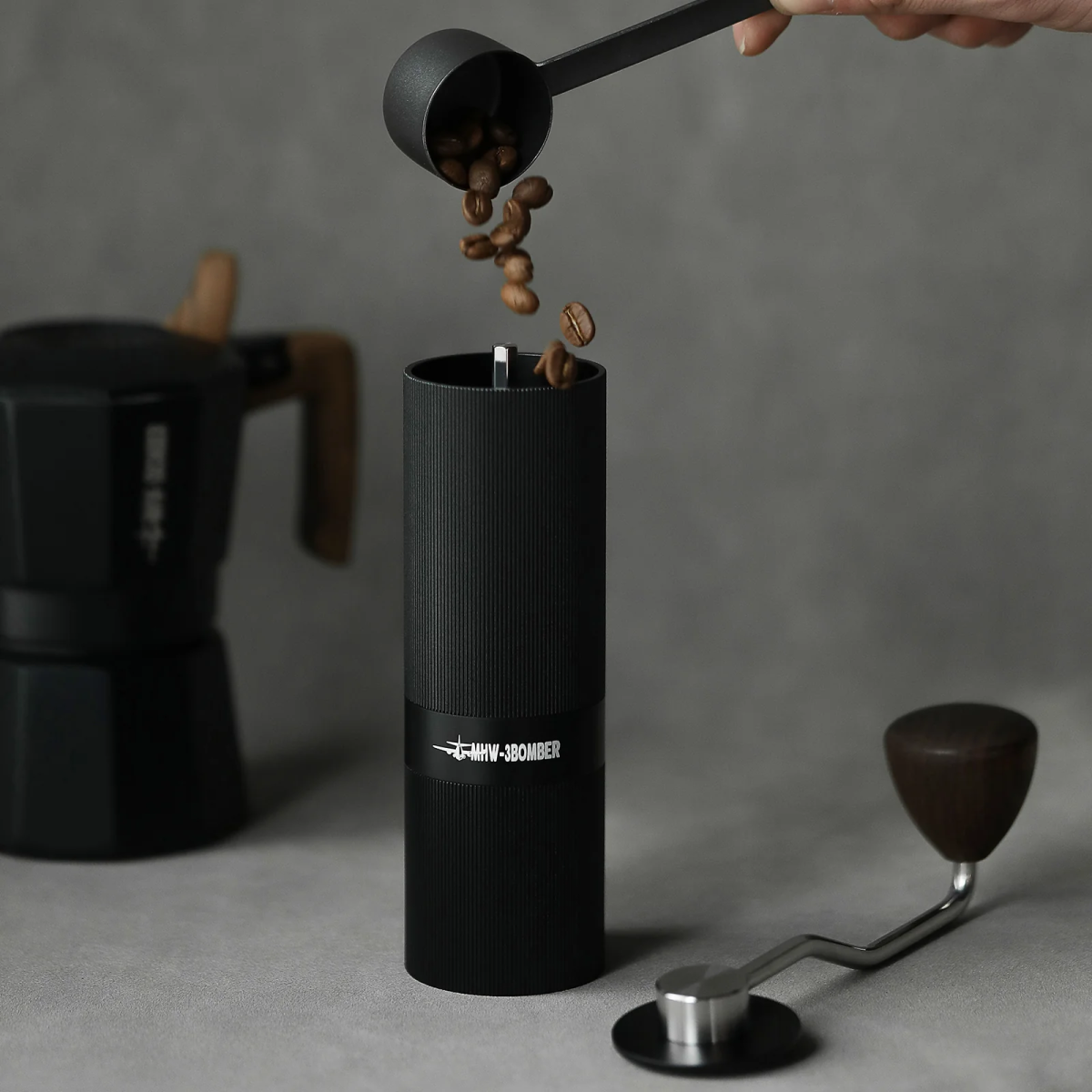 Race M1 Manual Black Coffee Grinder