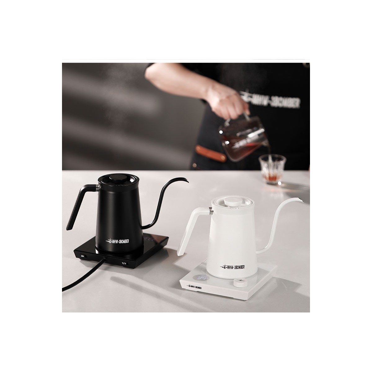 Buy MHW-3BOMBER Assassin Electric Kettle for Barista | Homebrewer ...