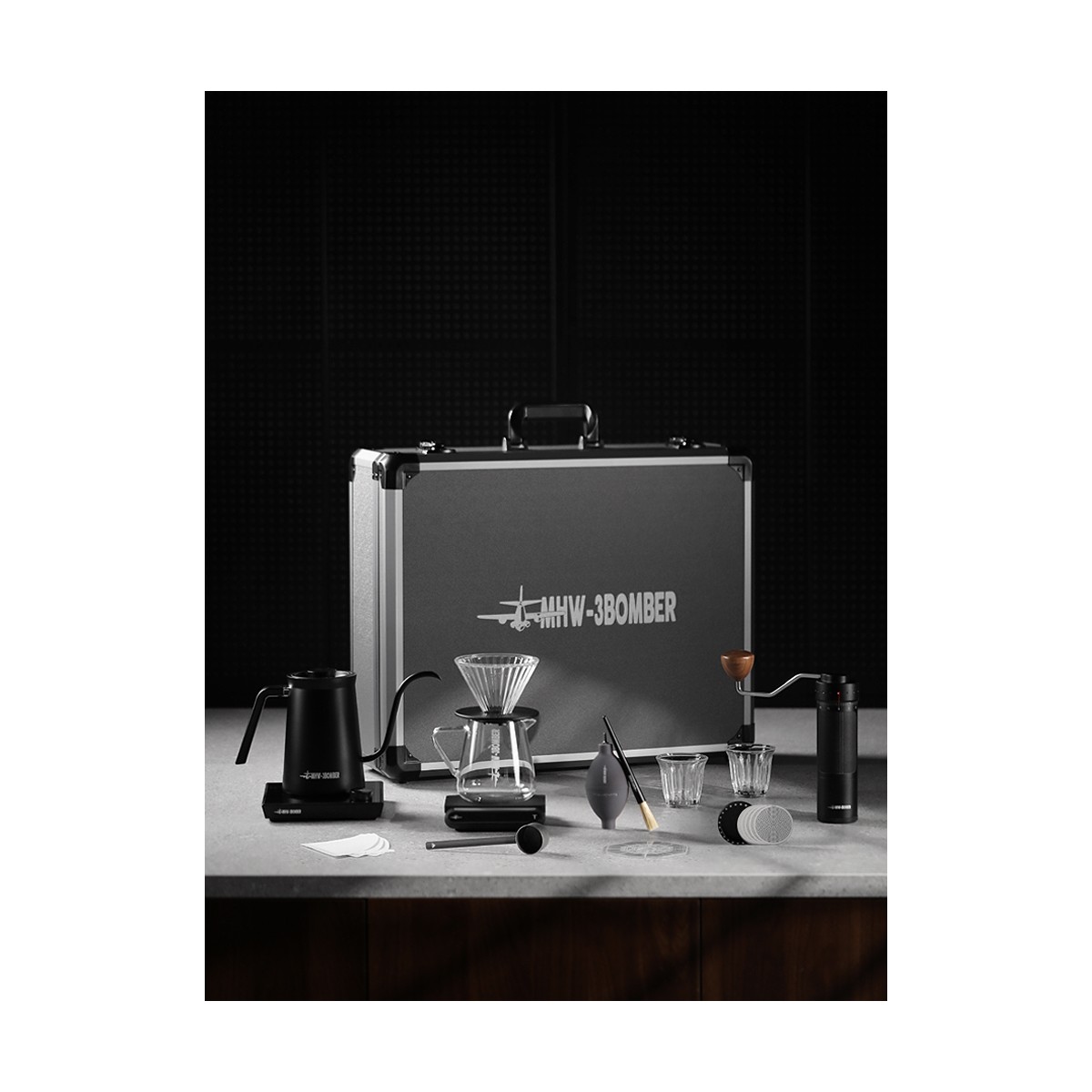 B-3 Tactical Box Pour-Over Coffee Set