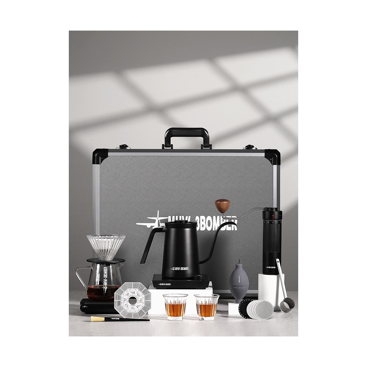 B-3 Tactical Box Pour-Over Coffee Set