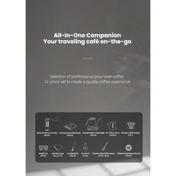 B-3 Tactical Box Pour-Over Coffee Set