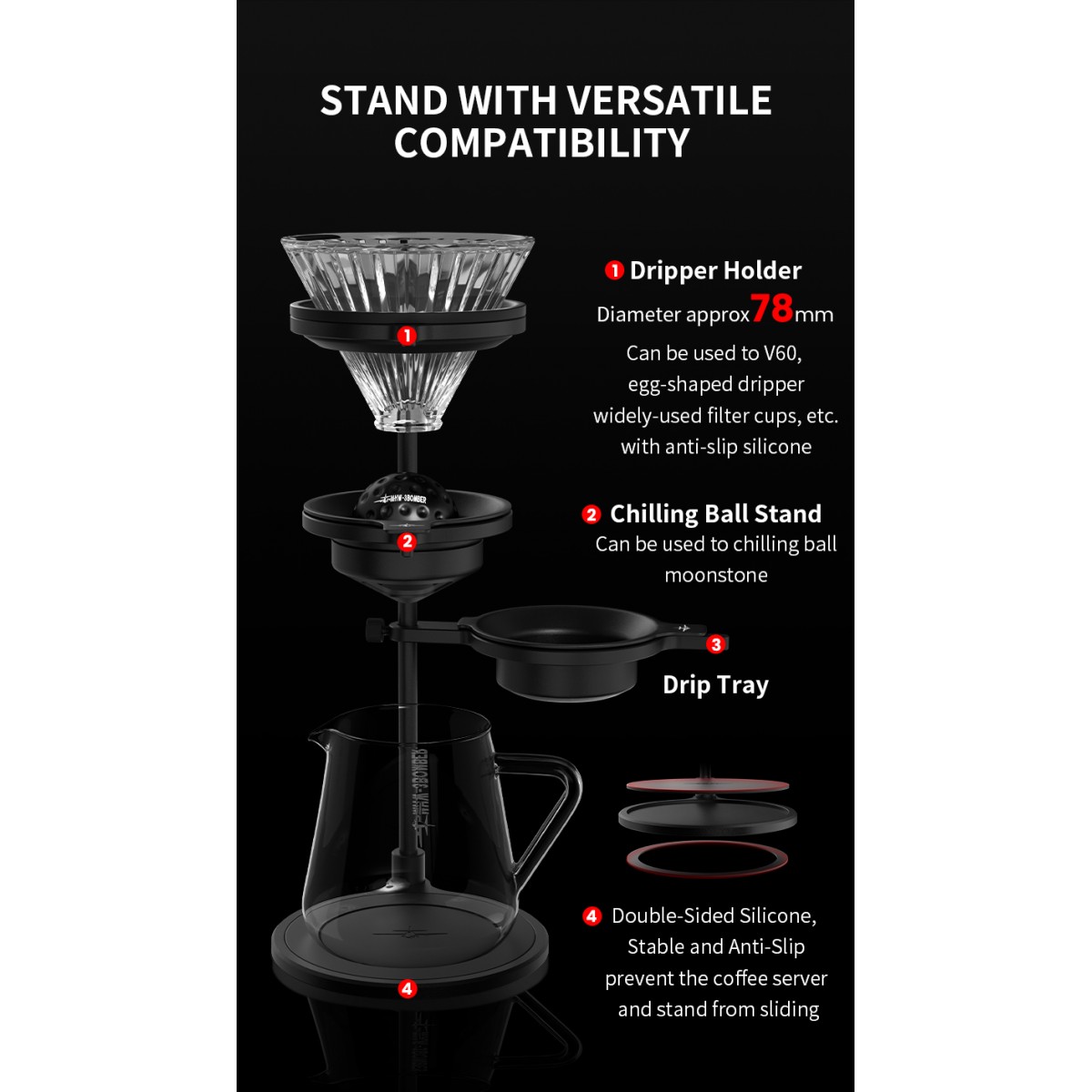 Smooth Pour Over Chilling Ball Stand