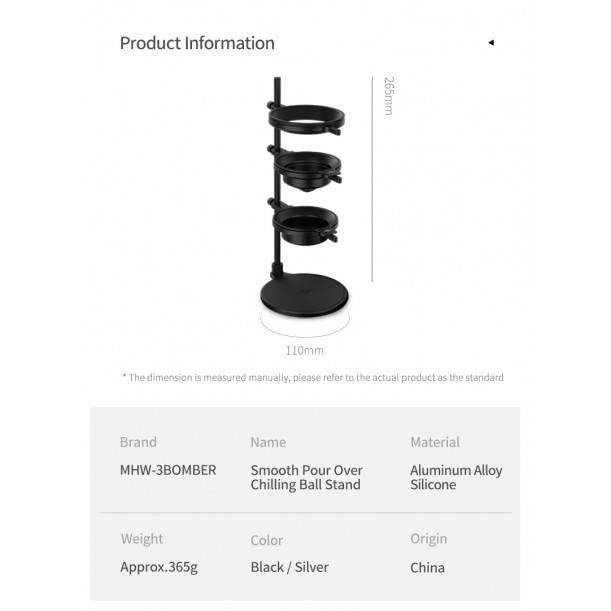 Smooth Pour Over Chilling Ball Stand