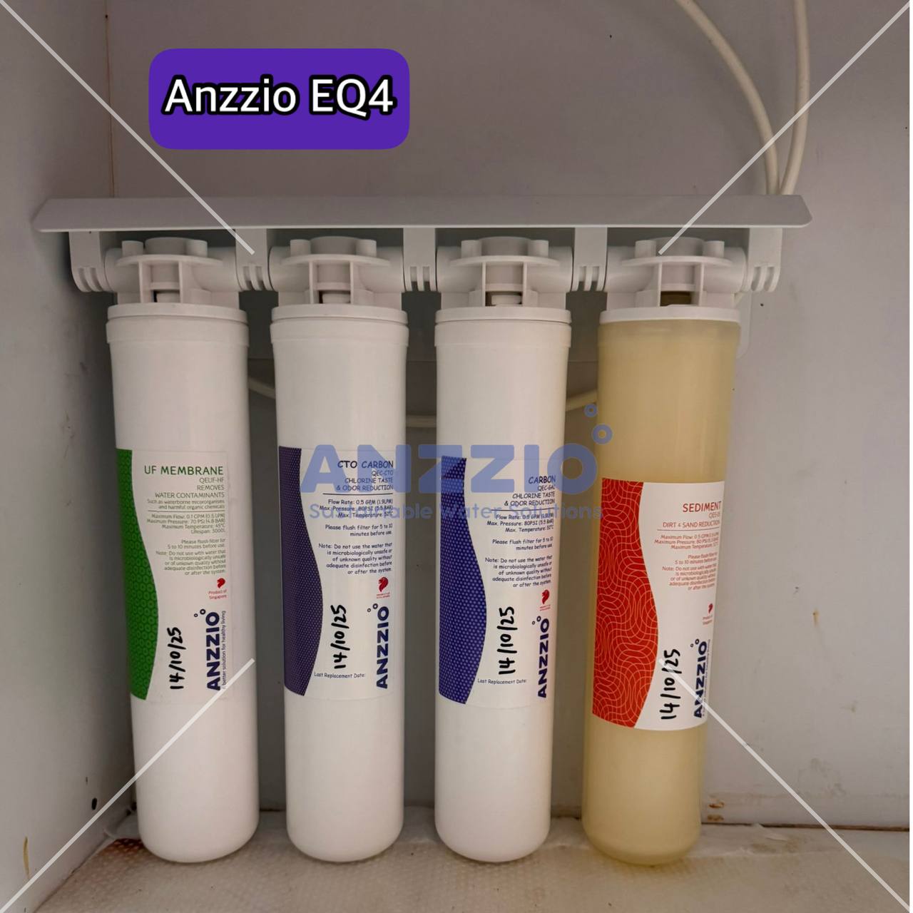 Anzzio EQ4 Filter & Faucet Residential Installation | Premium Home ...
