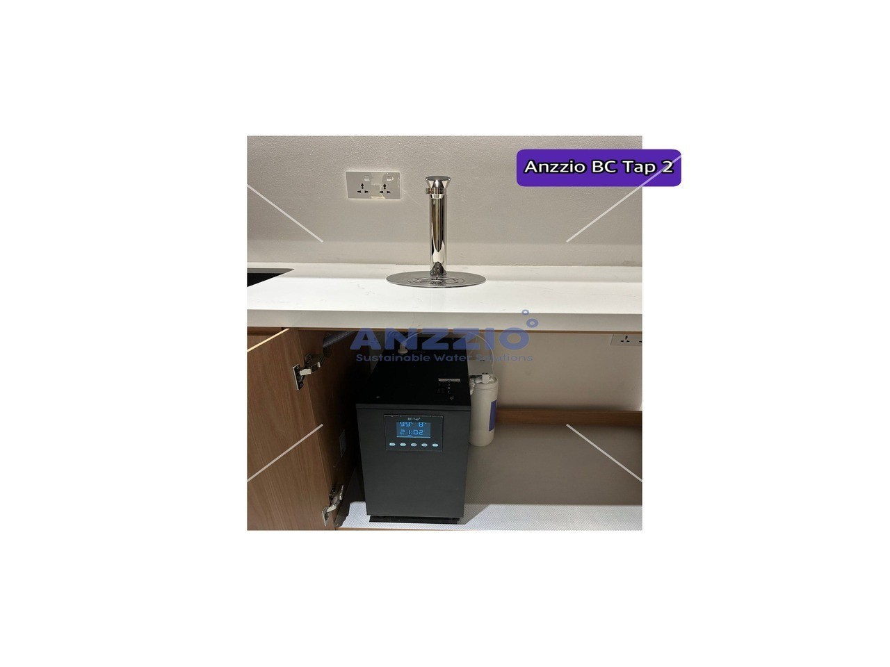 Elevating Workplace Hydration with Anzzio BC Tap 2