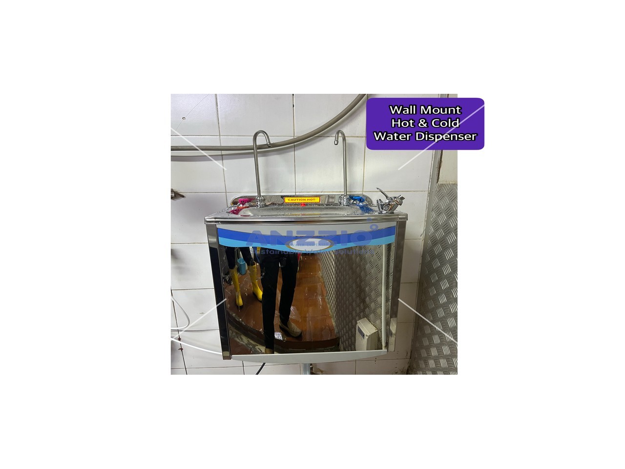 Reliable Hydration for Demanding Environments: Stainless Steel Wallmount Water Dispenser