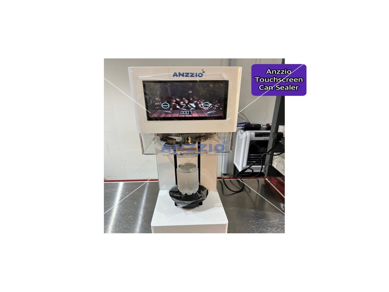 Precision Canning for Sparkling Beverages: Touchscreen Can Sealer Commissioned at F&B Venue