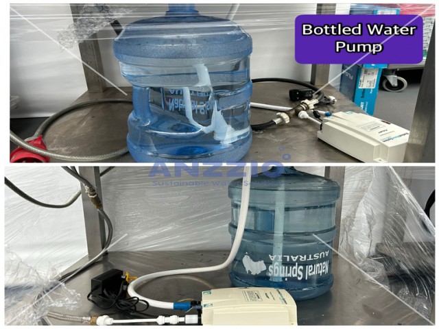Seamless Water Supply for Event: Anzzio Bottled Water Pump Setup