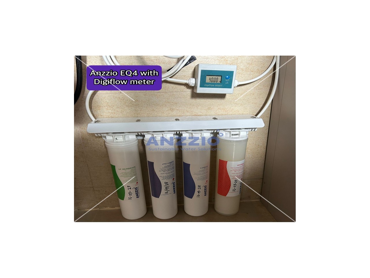 Household Premium Drinking Water with Anzzio EQ4 Filters
