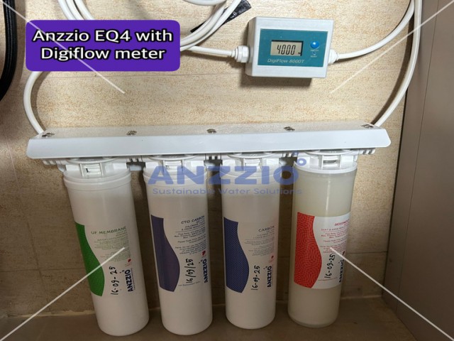 Household Premium Drinking Water with Anzzio EQ4 Filters