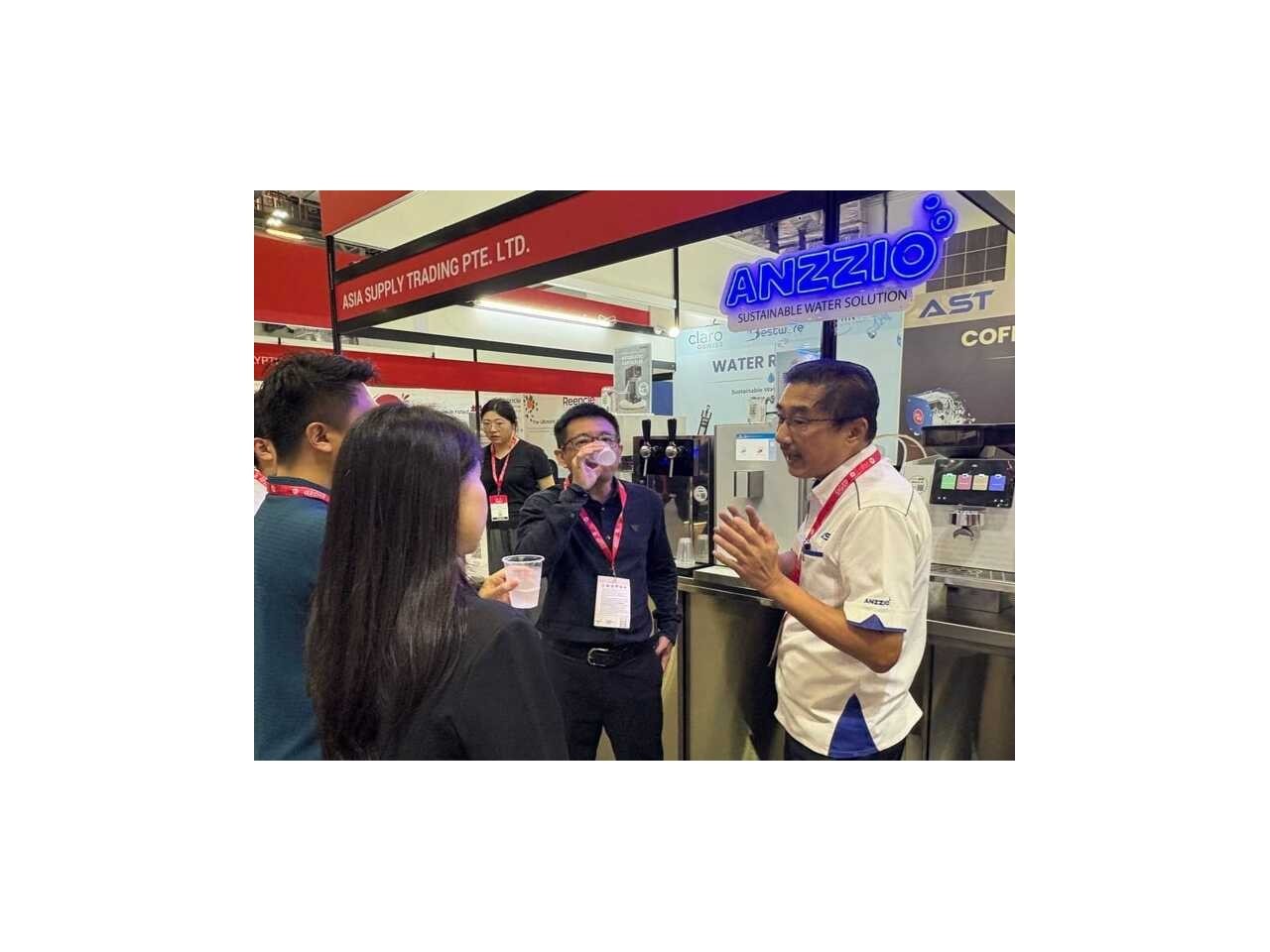 Anzzio Showcases Premium Coffee & Water Solutions at SIGEP 2026